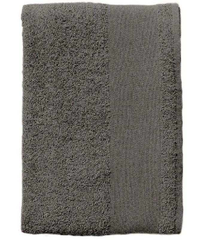 SOL'S Island 70 Bath Towel | Dark Grey