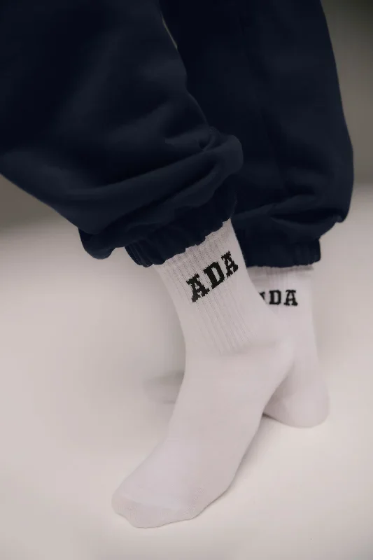 ADA Socks - White/Black