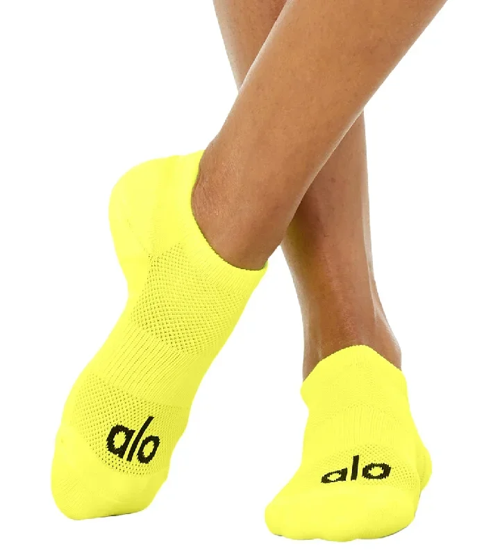 Alo Yoga Everyday Sock Highlighter/Black