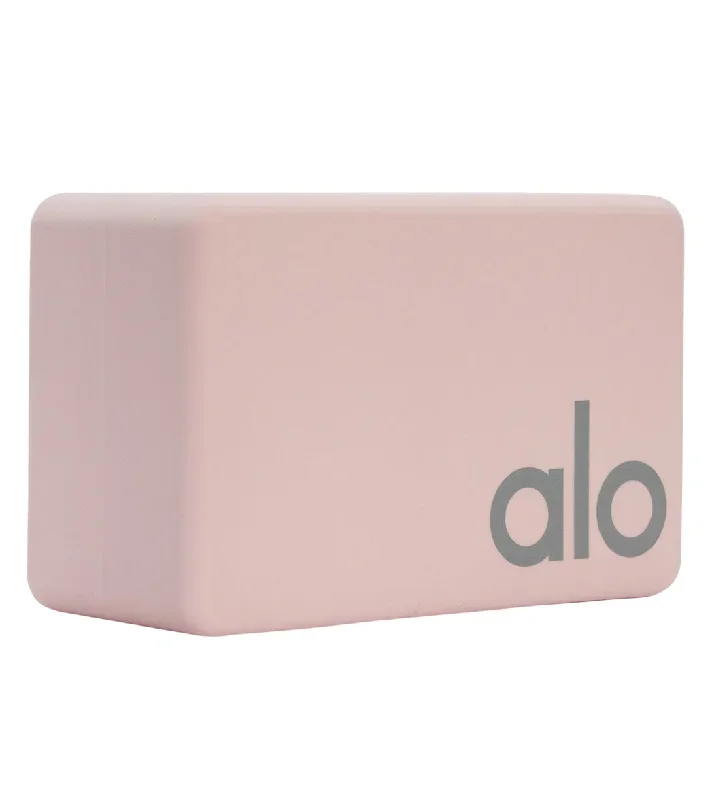 Alo Yoga Uplifting Yoga Block Powder Pink/Silver