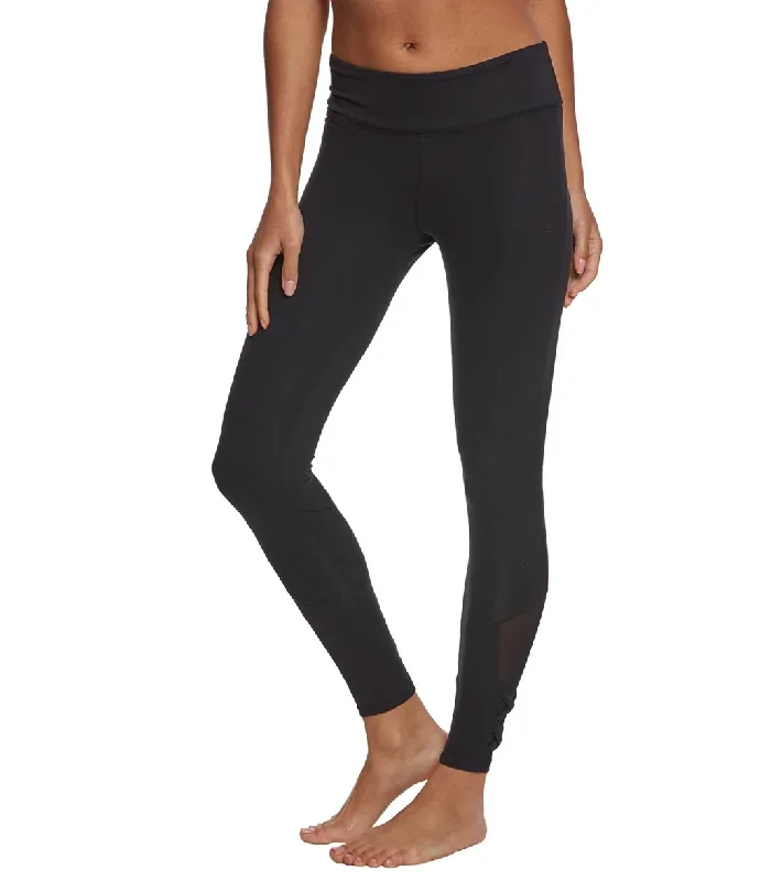 Balance Collection Alison High Waisted Strappy Mesh Yoga Leggings