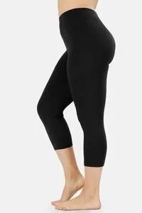 Black Capri Plus Legging