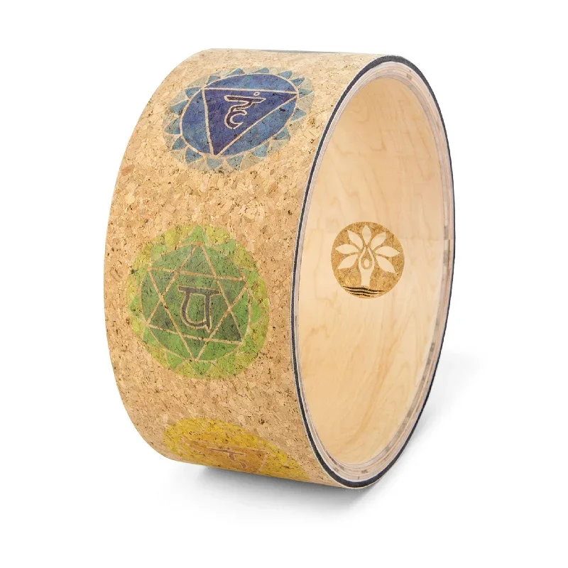 Chakras Cork Yoga Wheel