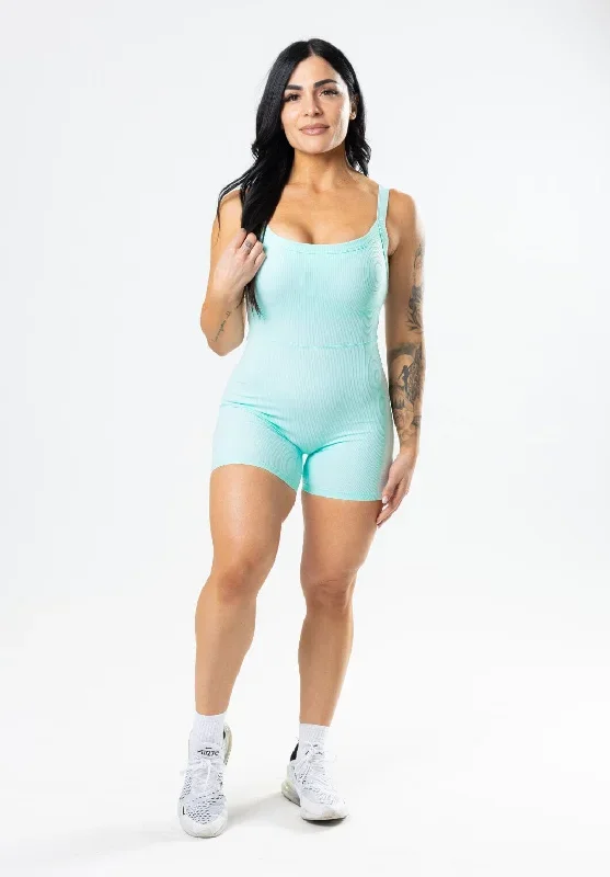 CloudRib Strappy Sculptseam Shortsuit Poolside