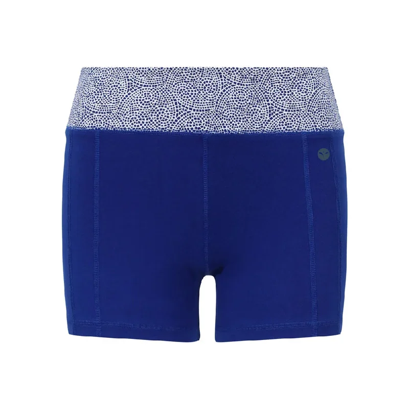 Cool Chakra Yoga Shorts Blue