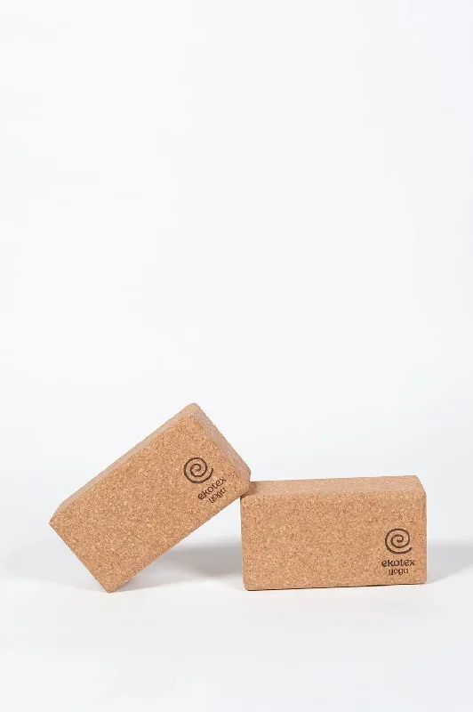 Cork Yoga Brick - Pair