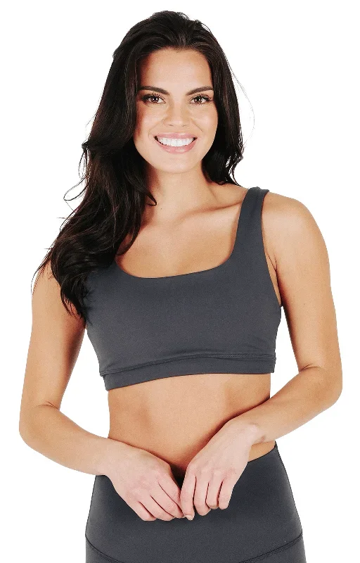 Everyday Sports Bra in Steele Gray - Medium Support, A - E Cups