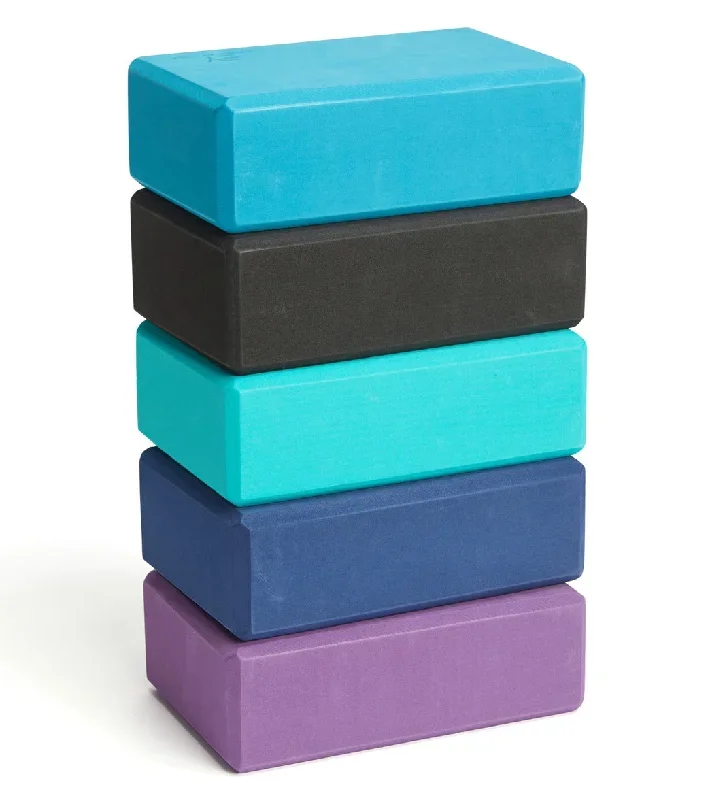 Everyday Yoga 3 Inch Foam Yoga Block Peacock