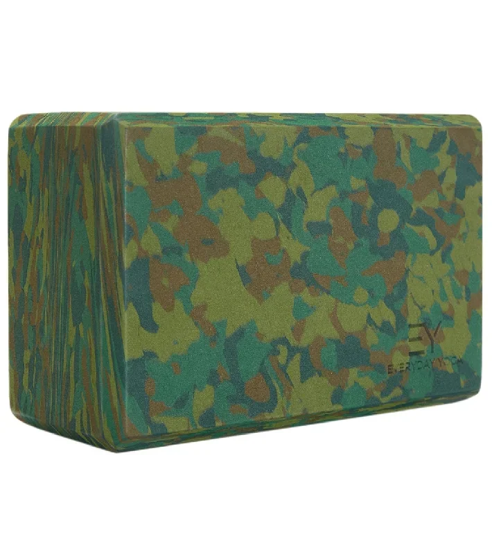 Everyday Yoga 4 Inch Heritage Camo Foam Yoga Block