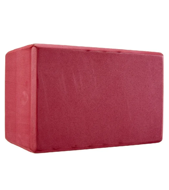 Everyday Yoga 5 Inch Foam Yoga Block Merlot