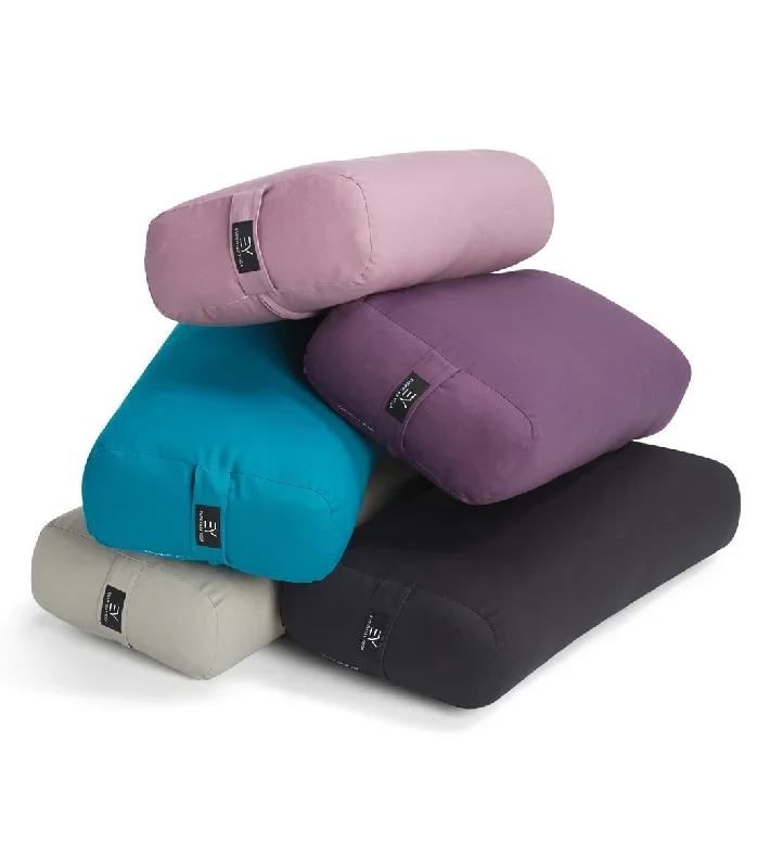 Everyday Yoga High Impact Cotton Rectangular Yoga Bolster Plum