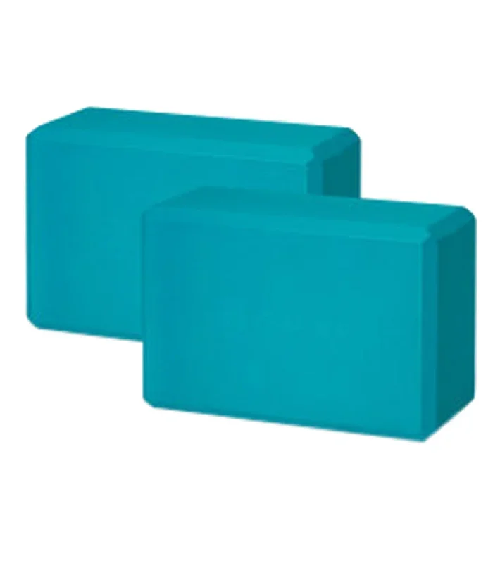 Gaiam 2 Pack Yoga Blocks Vivid Blue