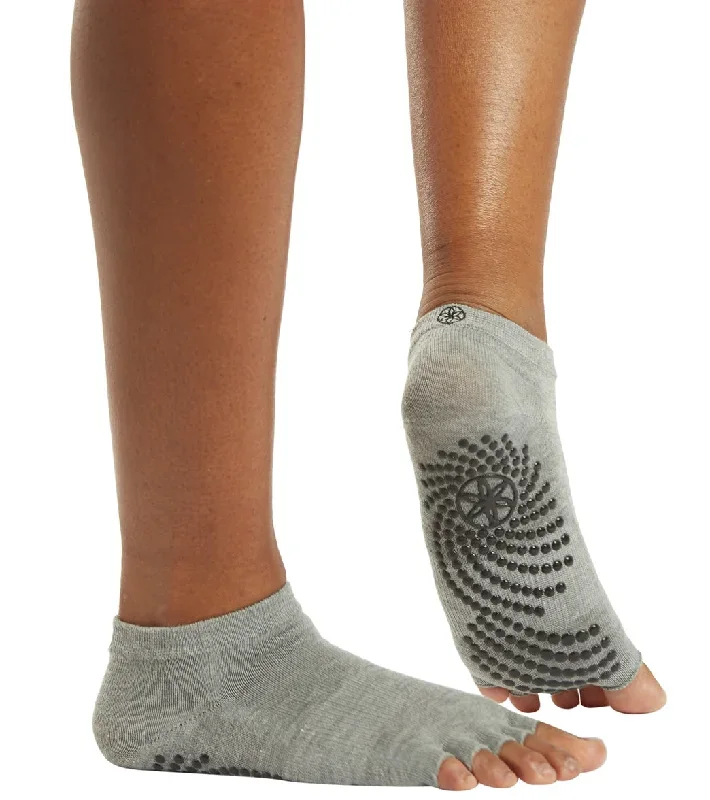 Gaiam Grippy Toeless Yoga Socks