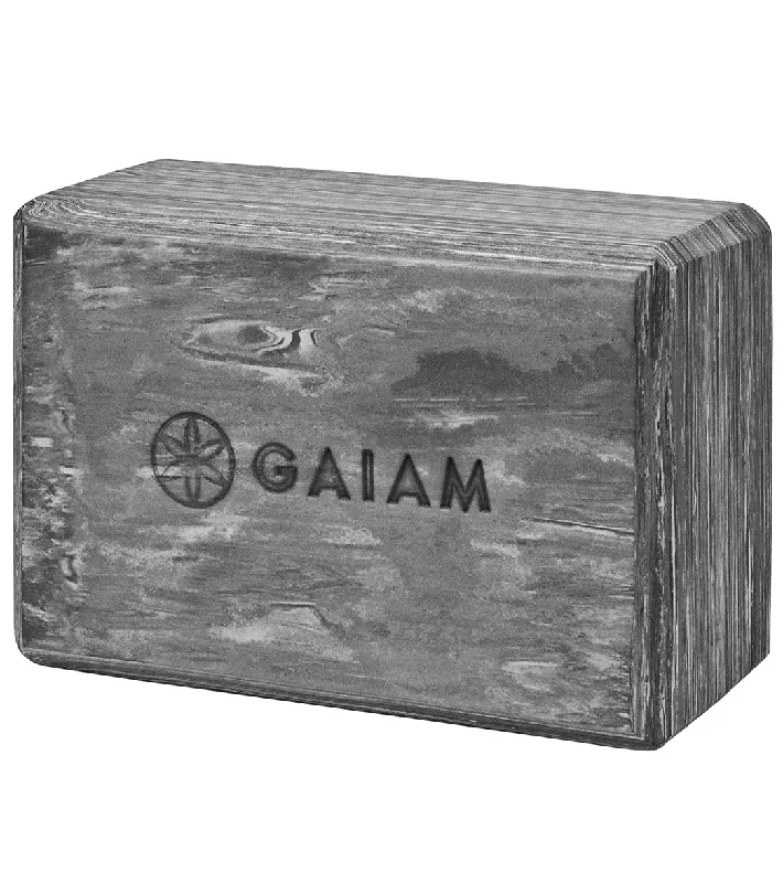 Gaiam Marbled Yoga Block Granite