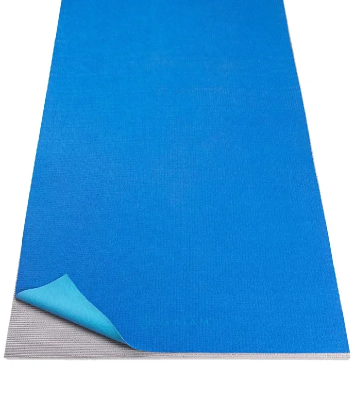 Gaiam No-Slip Yoga Mat Towel Deep Blue