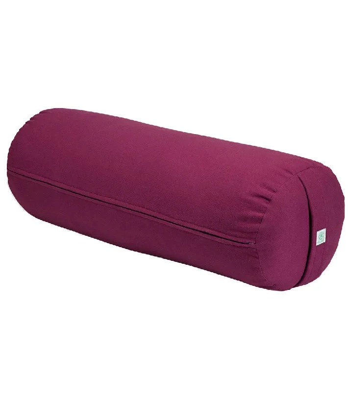 Gaiam Round/Tube Bolster Burgundy