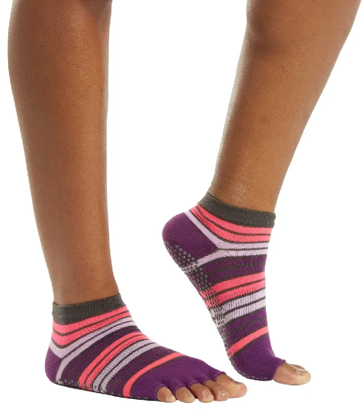 Gaiam Toeless Yoga Socks Pink/Purple