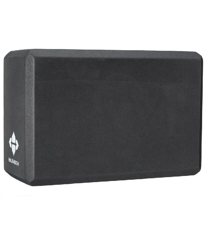 Halfmoon 4 Foam Yoga Block Charcoal