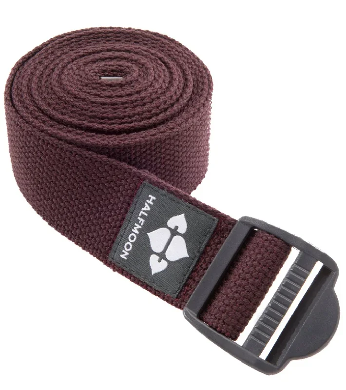 Halfmoon 6' Essential Yoga Strap Aubergine