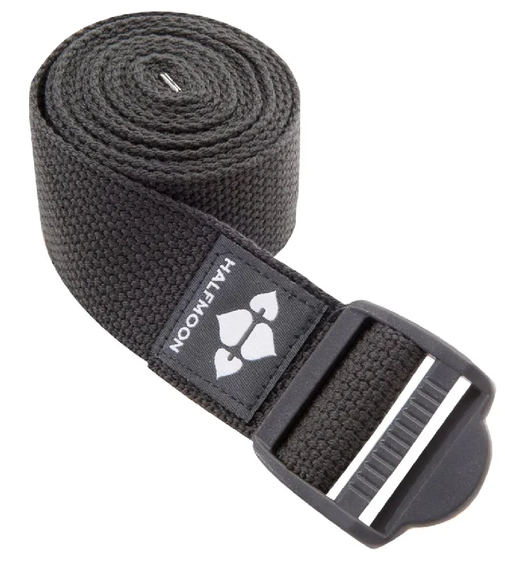 Halfmoon 6' Essential Yoga Strap Charcoal