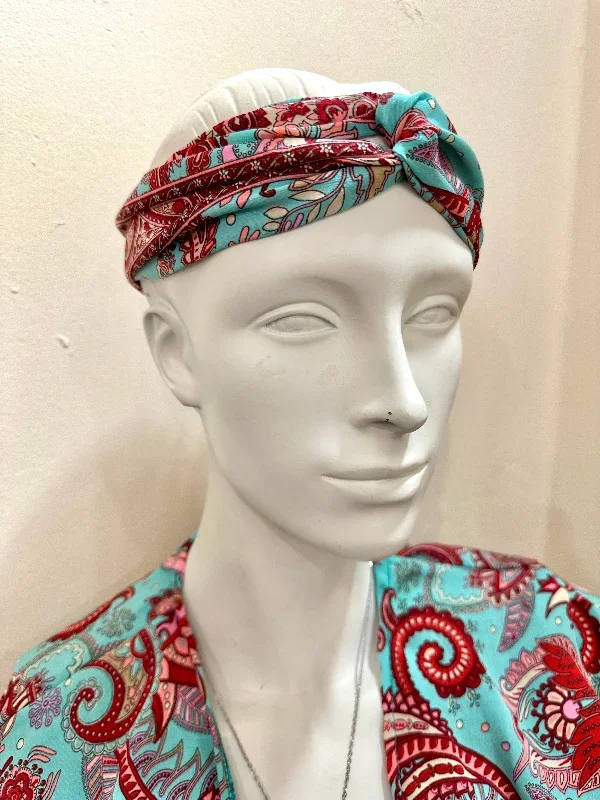 Headband - Funfair Swirls - Turquoise