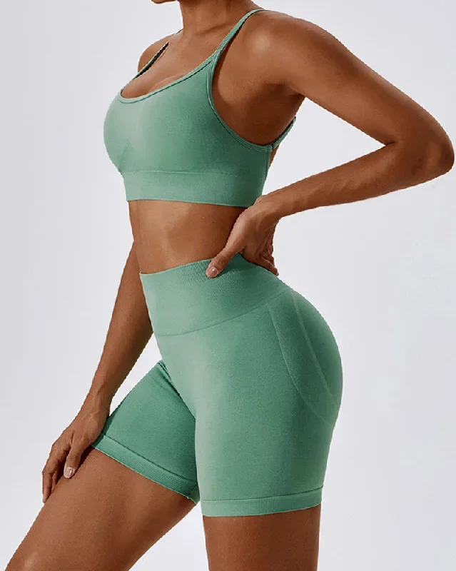 2 Bra Shorts Green