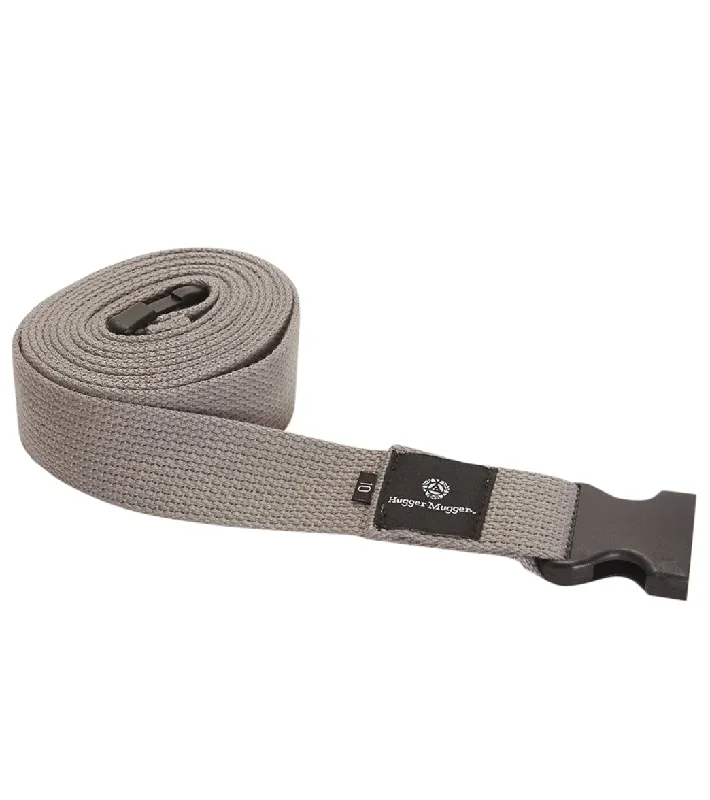 Hugger Mugger 10' Quick Release Yoga Strap Grey