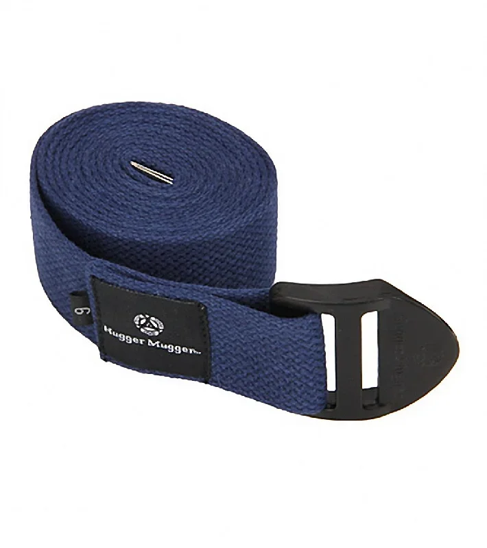 Hugger Mugger 6' Cotton Cinch Yoga Strap Navy