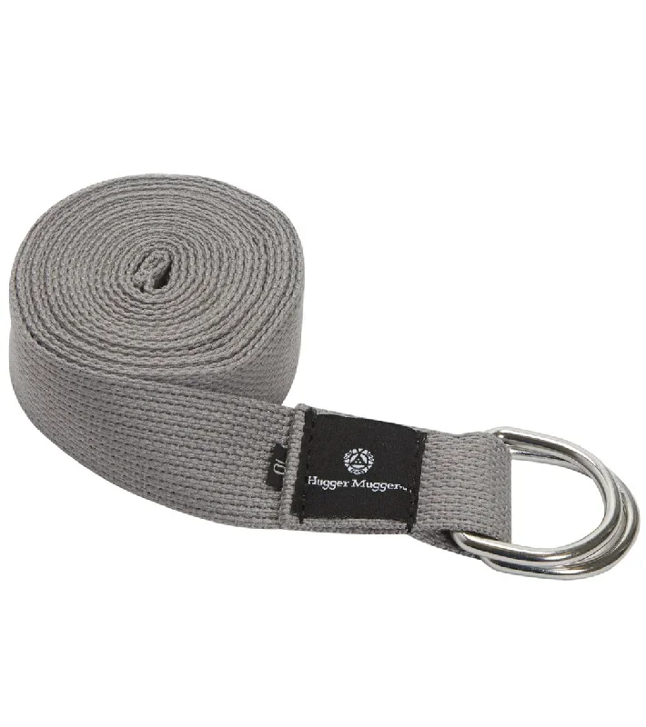 Hugger Mugger Cotton D-Ring Strap 10 ft Gray