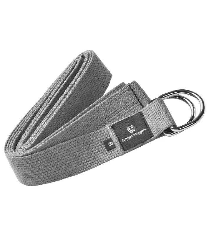 Hugger Mugger Cotton D-Ring Strap 8 ft Gray