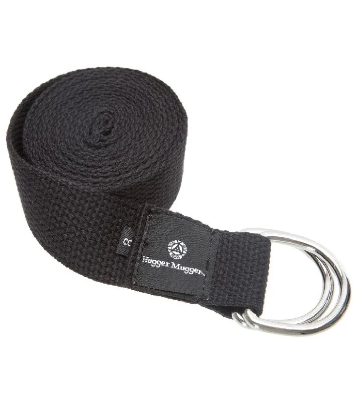 Hugger Mugger D-Ring Cotton Strap 8' Black