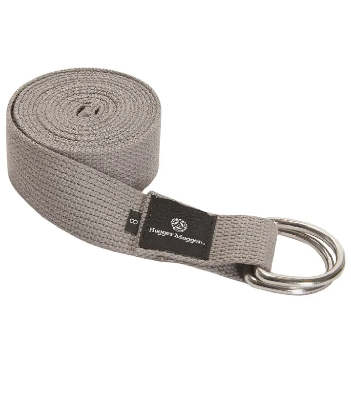 Hugger Mugger D-Ring Cotton Strap 8' Grey