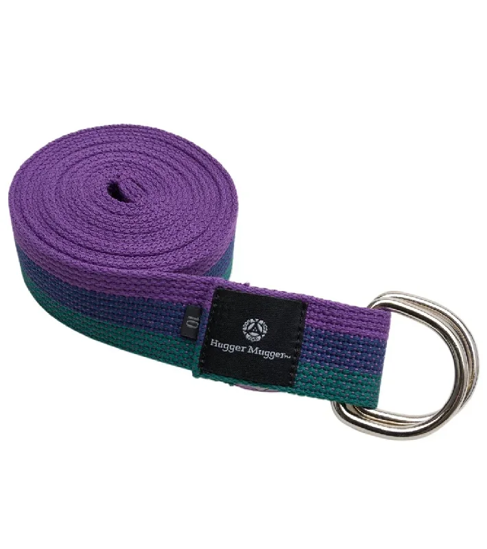 Hugger Mugger D-Ring Cotton Yoga Strap 10' Multi