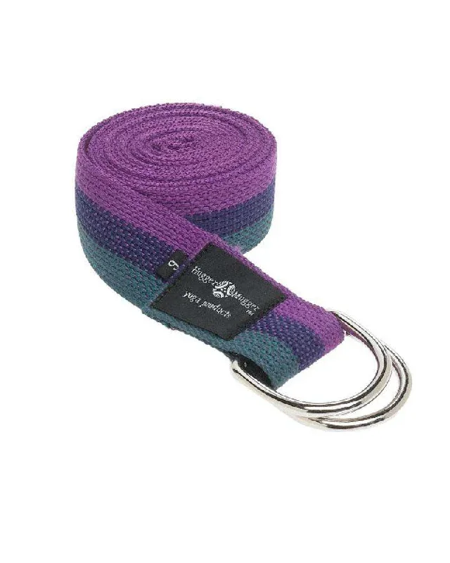 Cotton D-Ring Yoga Strap - Multicolored