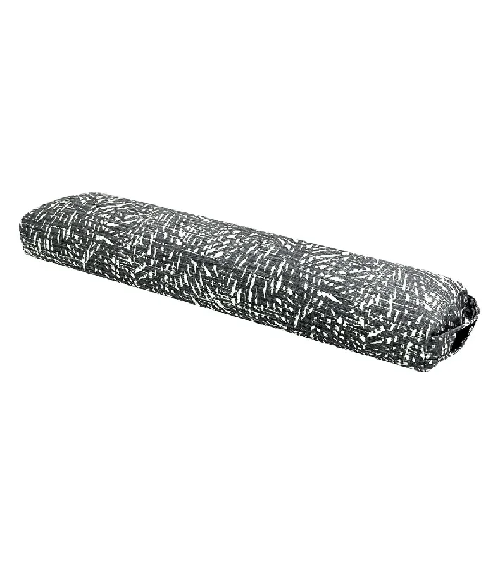 Hugger Mugger Pranayama Printed Yoga Bolster Misty Palms