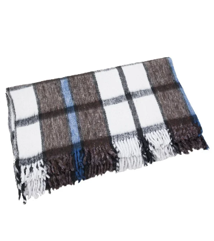 Hugger Mugger Recycled Plaid Blanket Multi