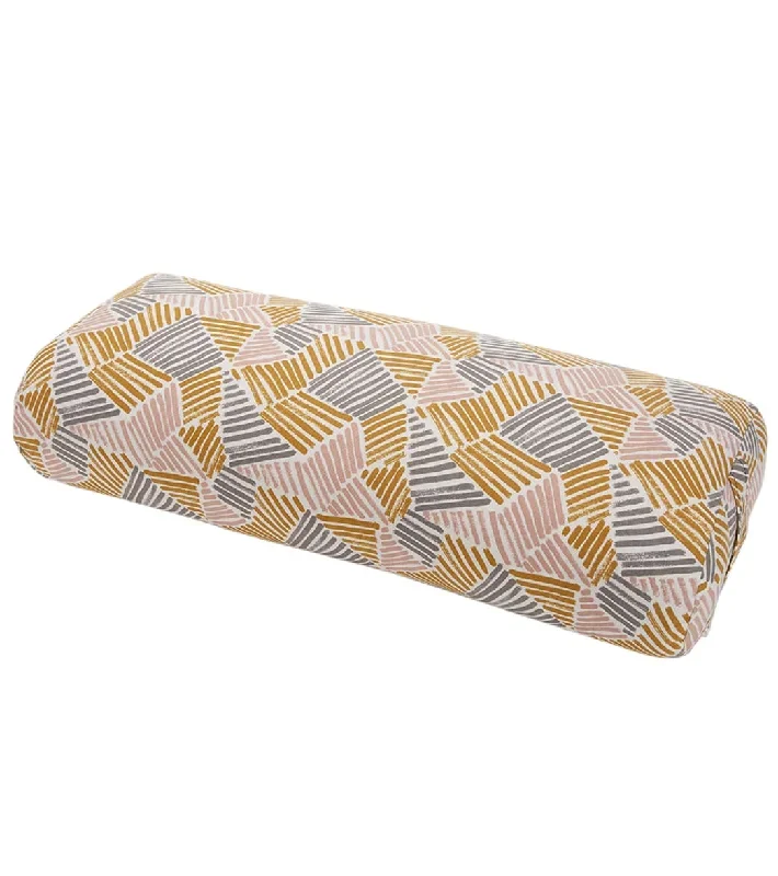 Hugger Mugger Standard Printed Yoga Bolster Zen Garden