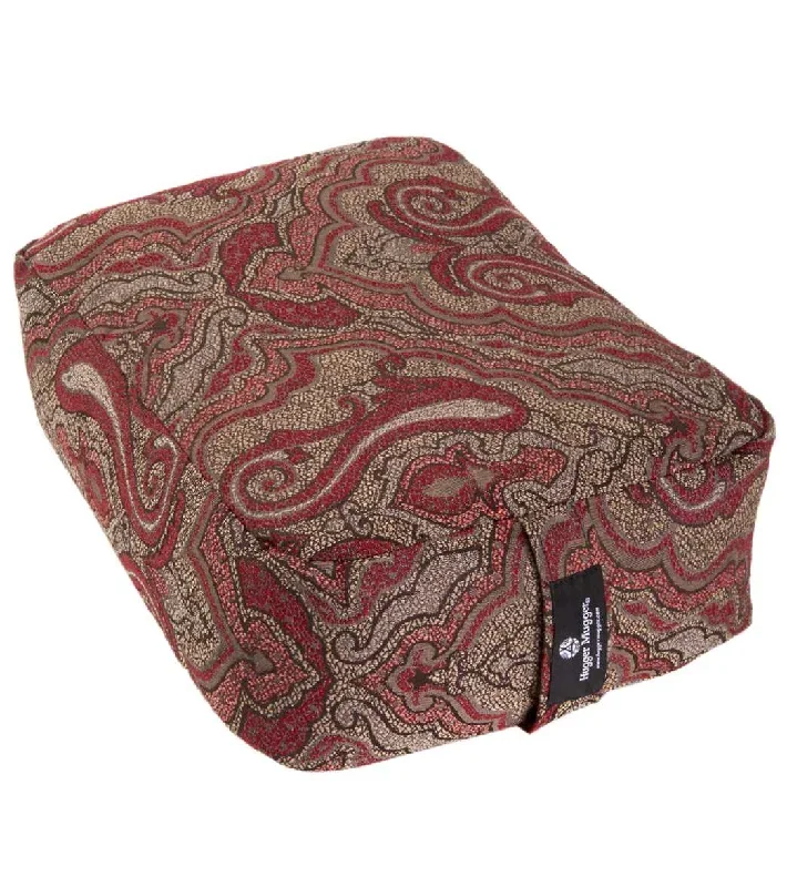 Hugger Mugger Zen Printed Yoga Meditation Cushion Vintage Currant