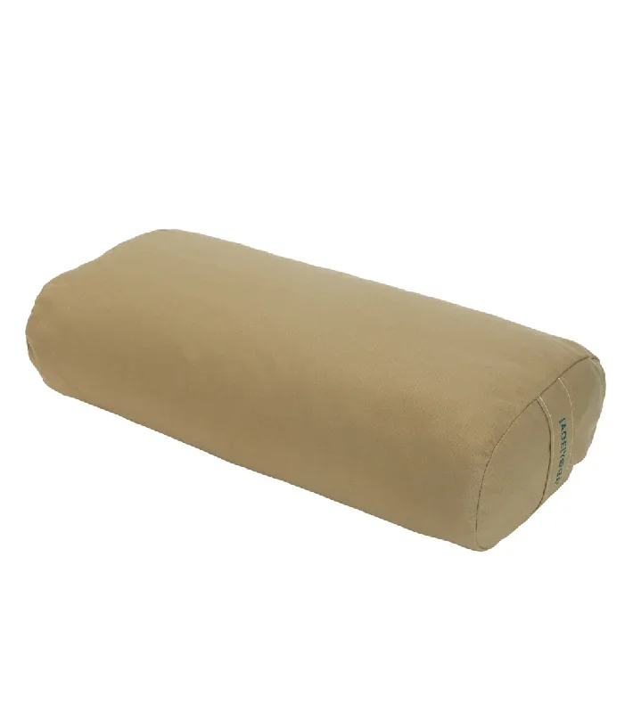 Jade Yoga Rectangular Bolster Khaki