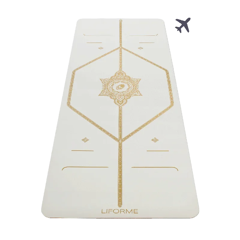 Liforme White Magic Travel Yoga Mat