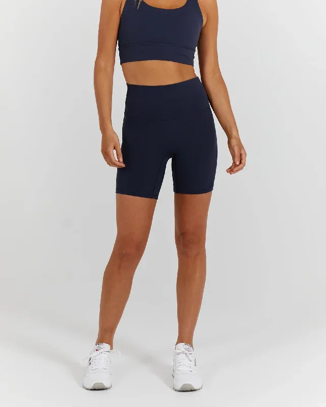 LUXE BIKER SHORTS V2 - DEEP NAVY