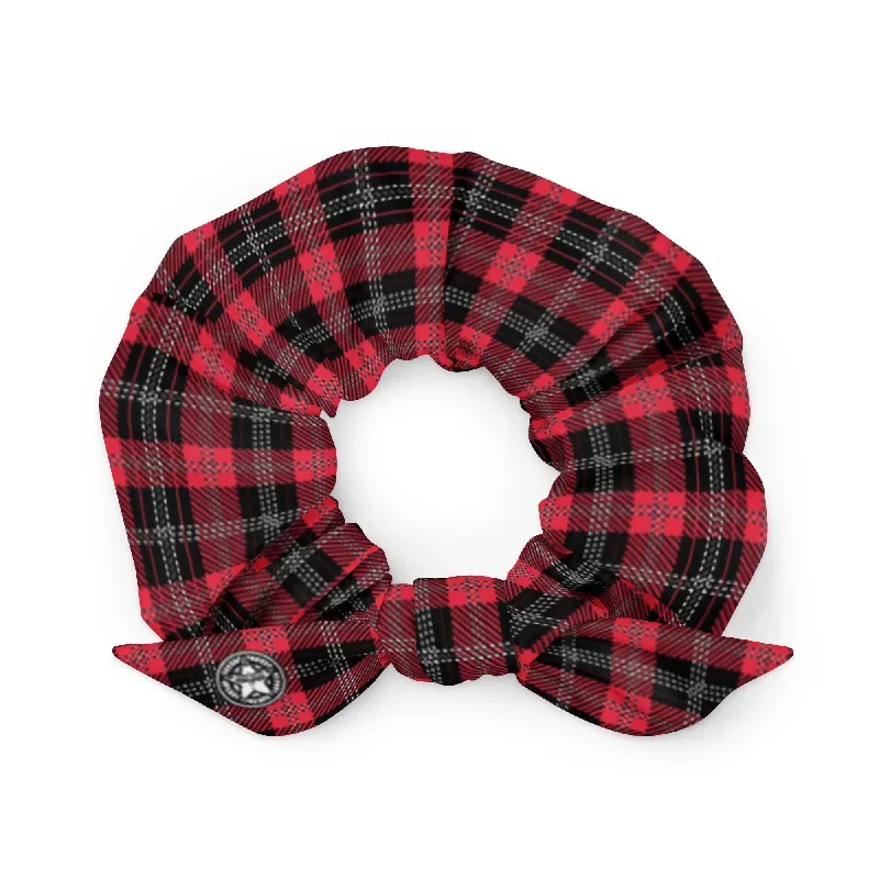 Mad for plaid Recycled Scrunchie