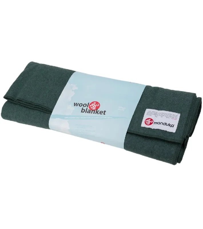 Manduka Recycled Wool Yoga Blanket Sage