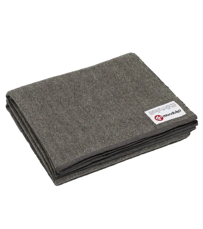 Manduka Recycled Wool Yoga Blanket Sediment