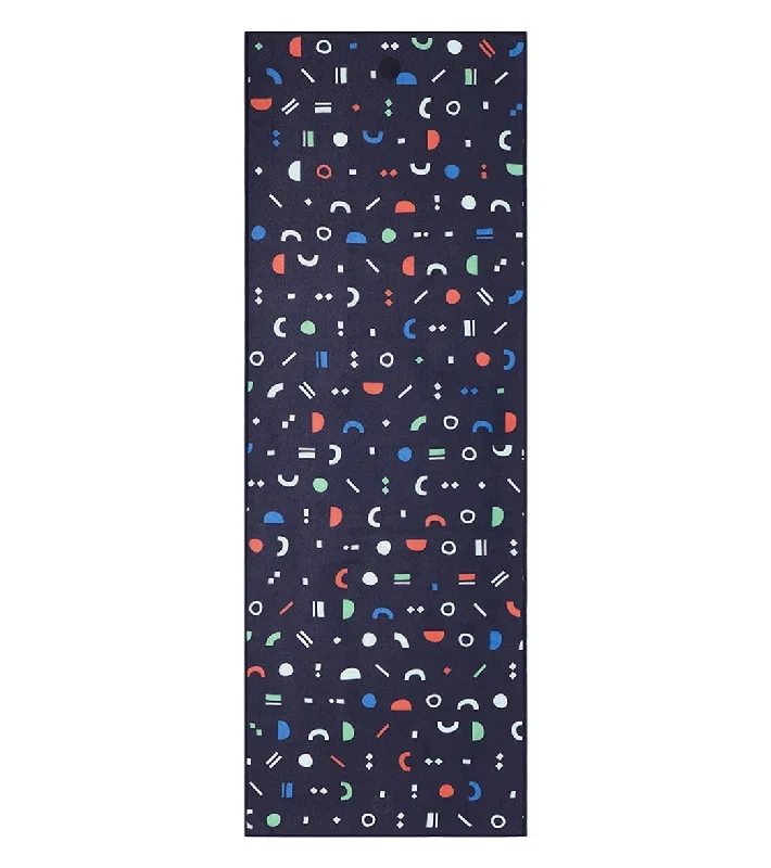 Manduka Yogitoes+ Repreve Yoga Mat Towel, 71 Symbols