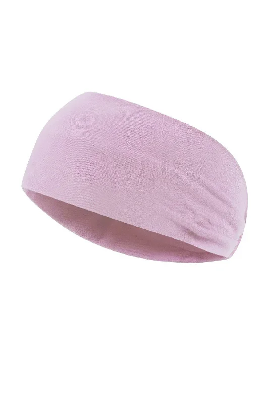 Merino Wool Yoga Headband - Morado Pink