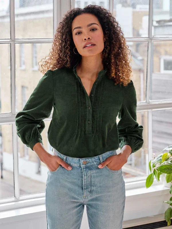 milou-organic-cotton-corduroy-shirt-forest-green