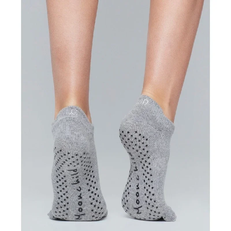 Moonchild Grip Socks - Low Rise - Heather Grey