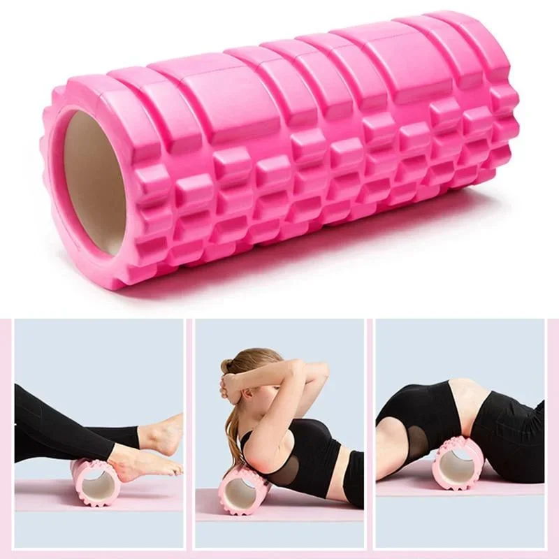 pink-yoga-foam-roller