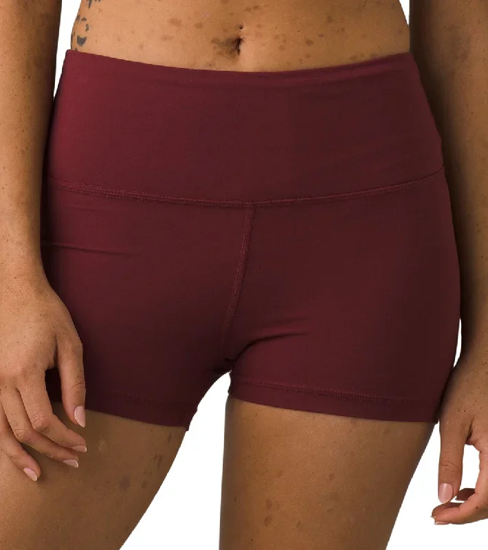 prAna Layna Yoga Shorts Maroon